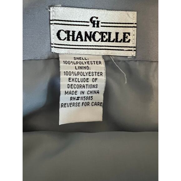 NWT Chancelle Women's Gray Beaded 2pc Blazer and Top Set Size 12 - Picture 5 of 16